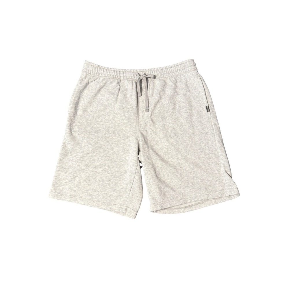 Eddie Bauer Lounge Shorts Mens M Gray Drawstring Sweat Casual Workout Dad